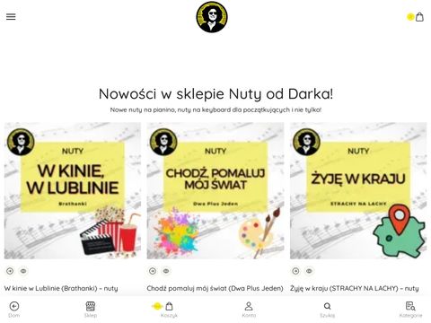Nutyoddarka.pl - nauka gry na keyboardzie