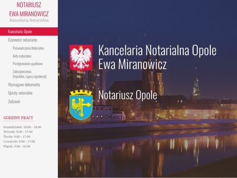 Notariusz-miranowicz.pl kancelaria notarialna