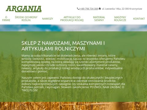 Argania.info - środki ochrony roślin