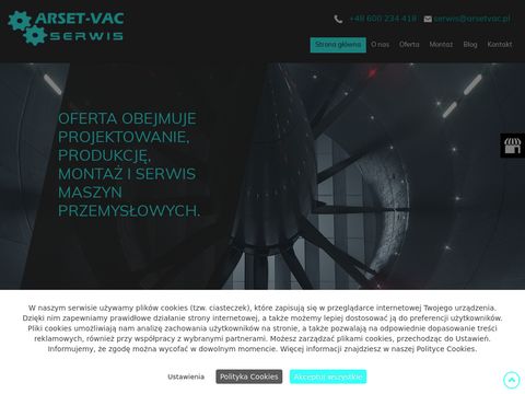 Arsetvac.pl - przeglądy maszyn przemysłowych