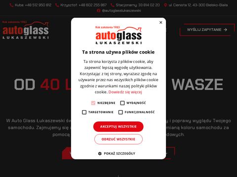 Auto Glass Łukaszewski - ochrona lakieru i szyb