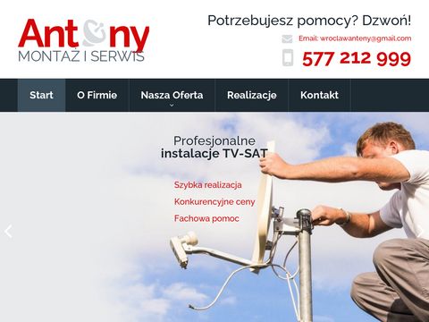 Anteny-wroclaw.com montaż i serwis