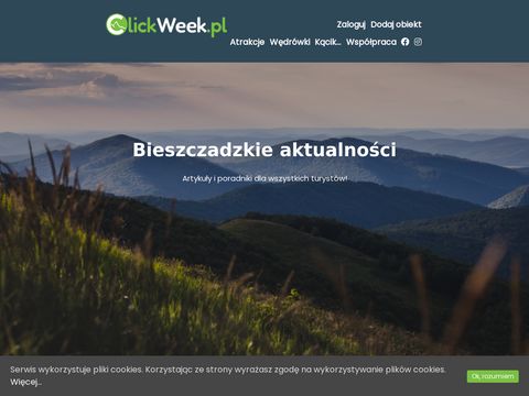 Clickweek.pl domki i pokoje w Bieszczadach