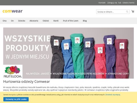 Comwear.pl - hurtownia odzieży męskiej online