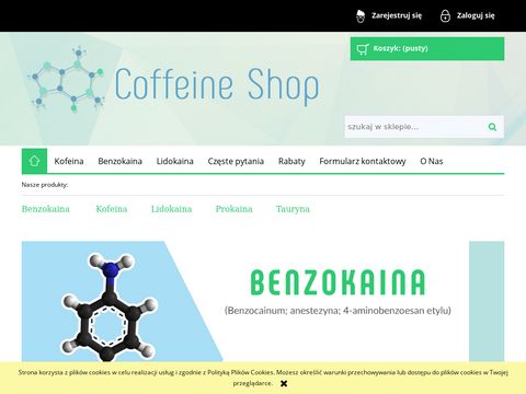 Coffeineshop.com.pl czysta kofeina sklep