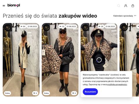 Biore.pl live shopping na Facebook