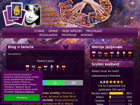 Blog.otylia.pl - postaw tarota na miłość za darmo