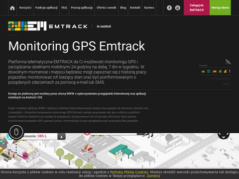 Lokalizator GPS maszyn budowlanych - emtrack.eu