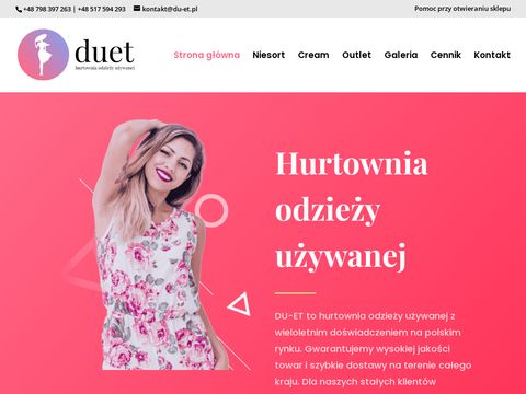 Du-et.pl hurtownia outlet Olsztyn