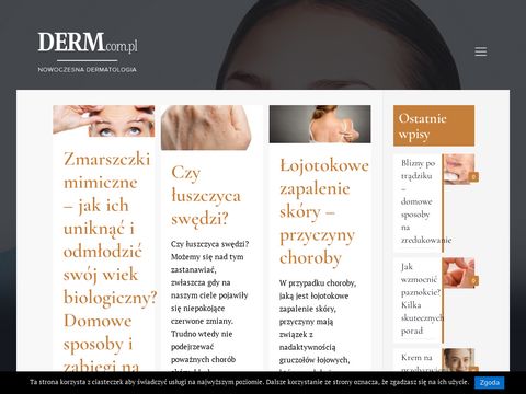 Derm.com.pl choroby i schorzenia dermatologiczne
