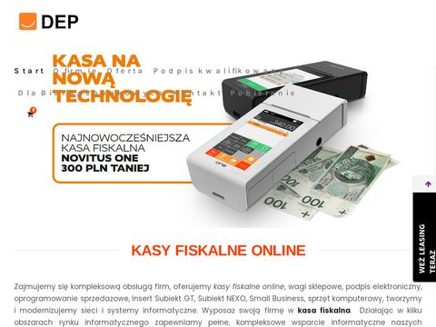 DEP Sp z o.o. kasy fiskalne online