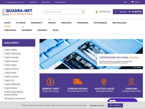 Qsm.quadra-net.pl części do smartfonów
