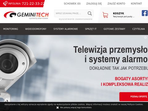 Geminitech.pl dystrybucja systemów alarmowych