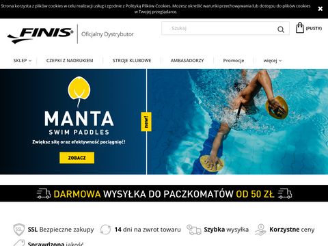 Finispoland.pl okulary do pływania dla dzieci