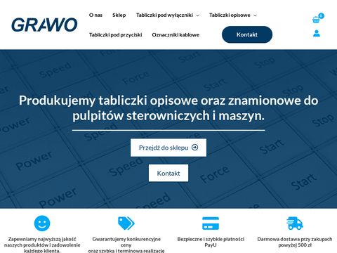 Firmagrawo.pl tabliczki opisowe