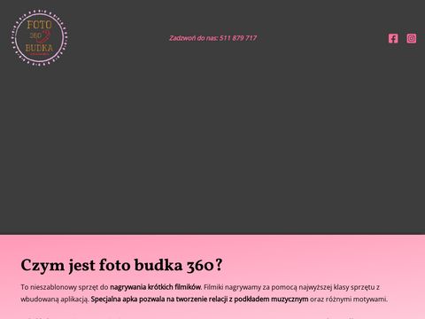 Foto-budka-360.pl - wynajem fotobudki na urodziny