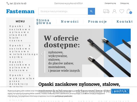 Fasteman.com.pl opaski zaciskowe plastikowe
