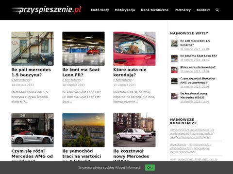Przyspieszenie.pl katalog samochodów i motocykli
