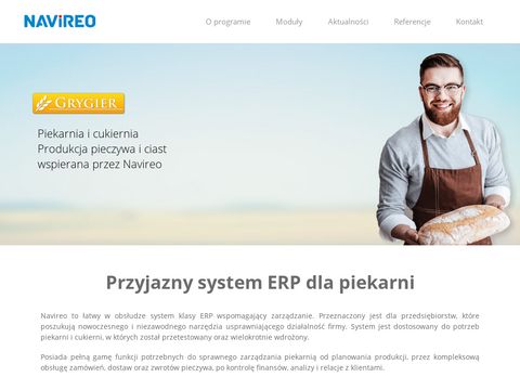Navireo - nowoczesny system ERP dla piekarni