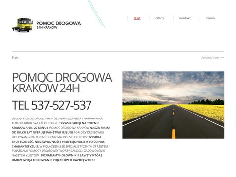 Pomocdrogowa-krakow.com.pl laweta holowanie