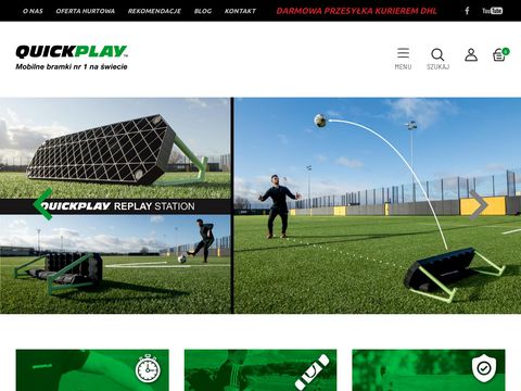 Quickplaygoal.pl składane bramki do piłki nożnej