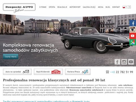Rzepeckiauto.pl - renowacja starych samochodów
