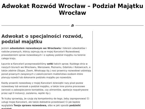 Rozwod-i-podzial-majatku.pl - Adwokat wrocław
