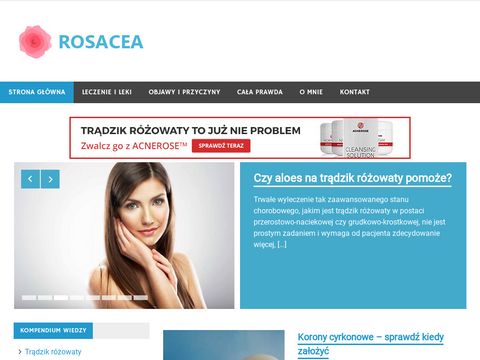 Rosacea.net.pl trądzik różowaty kompendium