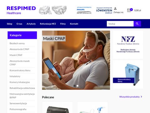 Respimed.pl - CPAP Sprzęt medyczny