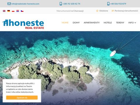 Realestate-honeste.com domy Chorwacja