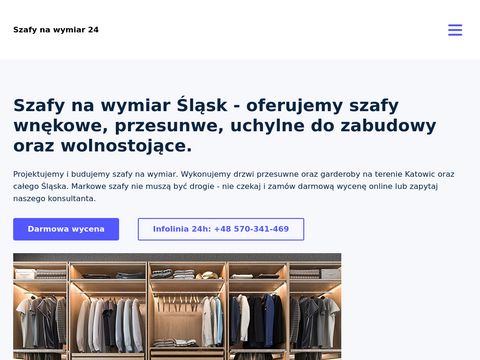 Szafynawymiar24.pl do zabudowy