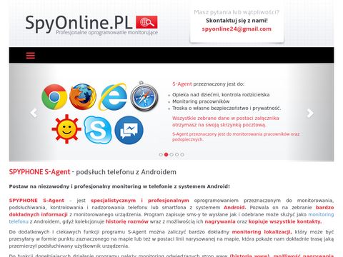 Spyonline.pl szpiegowanie telefonu z Androidem