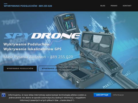 Spydrone24.pl podsłuch na telefon z Androidem
