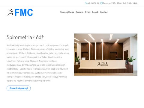 FMC Centrum Medyczne badanie spirometryczne