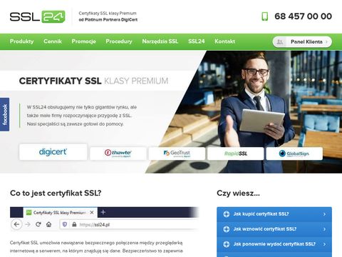 Ssl24.pl certyfikat Rapid