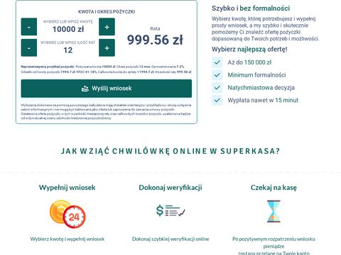 Superkasa.pl pożyczki chwilówki
