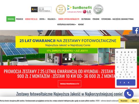 Sunbenefit.pl dofinansowania do fotowoltaiki
