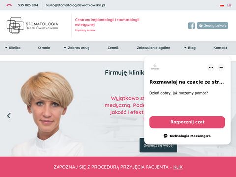 Stomatologiaswiatkowska.pl implanty zębowe