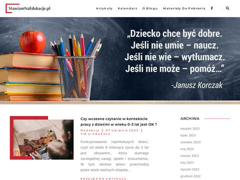 Stawiamnaedukacje.pl wiedza dla nauczycieli