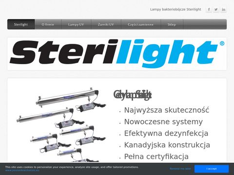 Sterilight.weebly.com - sterylizacja UV