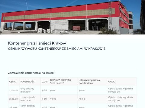 Smieci-kontener.krakow.pl gruz