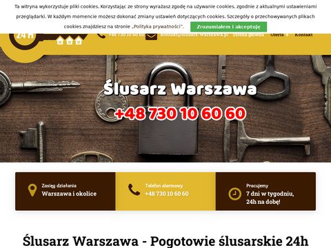 Slusarz-warszawa.pl pogotowie