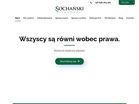 Sochanski.com - dochodzenie odszkodowań Kielce