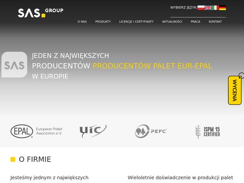 Saspalety.pl producent