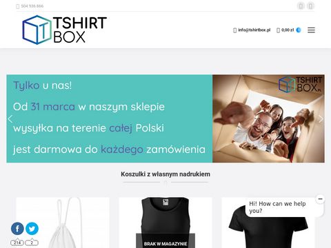 Tshirtbox.pl - koszulki z własnym nadrukiem
