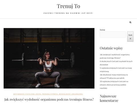 Trenujto.pl - serwis sportowy