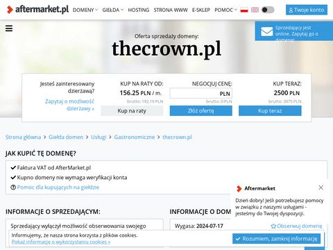 Thecrown.pl katalog stron precel