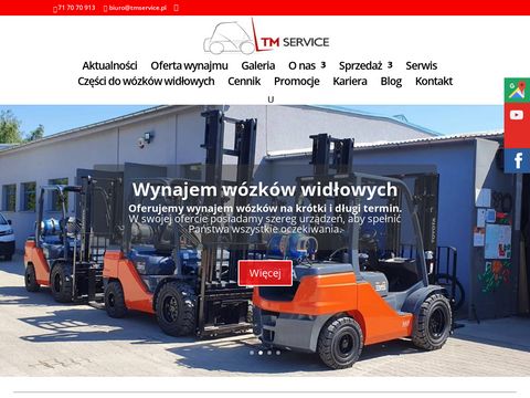 Tmservice.pl wózki widłowe