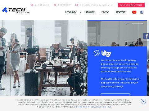 Technology.poznan.pl - wnioski urlopowe online
