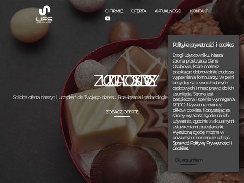 Ufs.com.pl urządzenia do produkcji ciastek